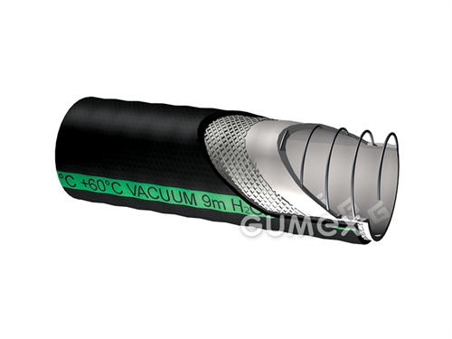 VACUPRESS SUPERELASTIC, 19/28mm, 20bar/-0,9bar, PVC, -25°C/+60°C, black, 
